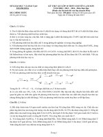 Đề thi vào lớp 10 môn Hóa học số 32