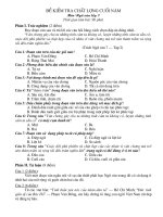 Đề văn 7 - sưu tầm đề kiểm tra, thi định kỳ học sinh giỏi môn văn bồi dưỡng (26)