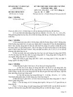 Đề thi học sinh giỏi môn Hóa học lớp 9 số 63