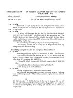 KỲ THI GIÁO VIÊN DẠY GIÒI THCS CẤP TỈNH NGHỆ AN 2009-2012