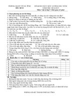 Đề Khảo sát chất lượng đầu năm môn vật lý 9 thành phố hà tĩnh năm học 2014 - 2015