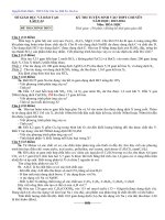 Đề tuyển sinh vào 10  môn Hóa học năm 2015 - 2016 số 2