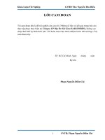 Kế toán doanh thu, chi phí xác dinh kết quả hoạt động kinh doanh tại công ty cổ phần địa ốc Sài Gòn (SAIGONRES)