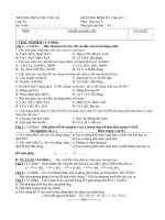 Đề kiểm tra định kì Hóa học lớp 9 số 22