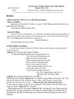 Đề thi thử đại học môn ngữ văn (9)