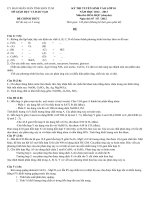 Đề thi vào lớp 10 môn Hóa học số 100