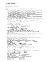 bài tập trắc nghiệm về glixerin