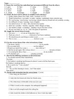 Đề anh 8 - sưu tập đề kiểm tra, thi học sinh giỏi tiếng anh 8 tham khảo bồi dưỡng  (10)