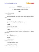 Giáo án đại số 11 bài 2 phương trình lượng giác cơ bản