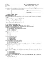 Đề kiểm tra giữa kỳ I Tiếng Việt lớp 5 số 15