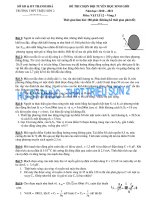 ĐỀ THI CHỌN ĐT HỌC SINH GIỎI VẬT LI 12 các vòng (3)