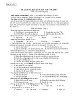 Đề văn 7 - sưu tầm đề kiểm tra, thi định kỳ học sinh giỏi môn văn bồi dưỡng (149)