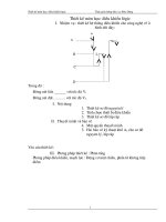 thiết kế môn học điều khiển logic