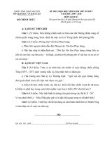 Đề thi học sinh giỏi môn Lịch sử lớp 10 chọn lọc số 10