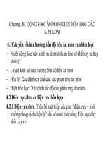Chương 4  ĐỘNG học ăn mòn điện hóa học KIM LOẠI