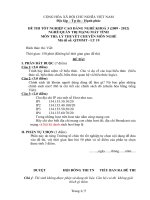 Đề thi tốt nghiệp cao đẳng nghề ngành quản trị mạng máy tính phần lý thuyết và đáp án mã  (19)