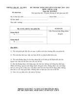 Đề anh 8 - sưu tập đề kiểm tra, thi học sinh giỏi tiếng anh 8 tham khảo bồi dưỡng  (240)