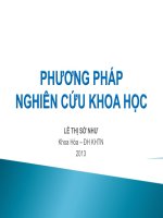 tổng quan phương pháp nghiên cứu khoa học