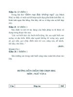 [HSG Ngữ Văn 6] Đề chọn học sinh giỏi môn ngữ văn 6