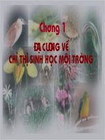 C1 đại cương về chỉ thị sinh học môi trường