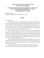 Đề thi tốt nghiệp cao đẳng nghề ngành quản trị doanh nghiệp vừa và nhỏ phần thực hành và đáp án mã (5)