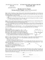 Tuyển tập đề thi HSG môn vật lý lớp 12 hay nhất  (38)