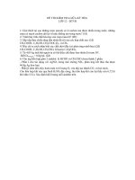 ĐỀ THI KIỂM TRA GIỮA kỳ hóa  10