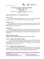 Đề thi thử đại học môn lịch sử (12)