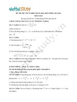 Đề thi thử tốt nghiệp môn Toán 2014 Đại học Sư phạm Hà Nội