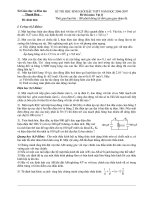 Tuyển tập đề thi HSG môn vật lý lớp 12 hay nhất  (109)