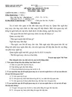 Kiểm tra giữa Học kì II lớp 5 môn Tiếng Việt và Toán