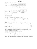 Đề luyện thi Tin học-Máy tính cầm tay số (4)