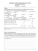 Đề khảo sát HS giỏi lớp 5