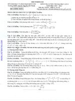 ĐỀ THI THỬ MÔN TOÁN LẦN 5 THPT NGUYỄN TẤT THÀNH