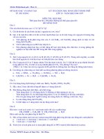 Đề thi học sinh giỏi môn Hóa học lớp 10 số 2