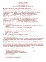 Đề anh 8 - sưu tập đề kiểm tra, thi học sinh giỏi tiếng anh 8 tham khảo bồi dưỡng  (32)