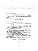 ĐỀ THI THỬ TOÁN ĐẠI HỌC KHTN LẦN 1