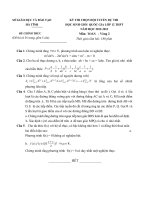 đề thi học sinh giỏi quốc gia môn toán 12 tỉnh hà tĩnh