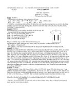 Đề thi học sinh giỏi môn Hóa học lớp 11 chọn lọc số 31