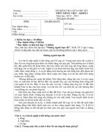 Đề kiểm tra giữa kỳ I Tiếng Việt lớp 5 số 8