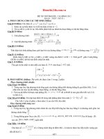 Đề thi thử đại học môn Toán (26)