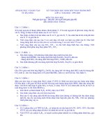 Đề thi học sinh giỏi TP Đằ Nẵng lớp 12 năm 99-2000 (vong 1)