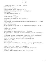 Đề thi thử đại học môn Toán (34)