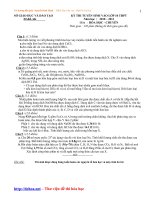 Đề thi vào lớp 10 môn Hóa học số 137