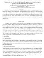 BÀI báo KHOA học NGHIÊN cứu TỔNG hợp CHẤT LỎNG ION họ PYRIDINIUM ỨNG DỤNG TRONG CHUYỂN hóa HESPERIDIN THÀNH DIOSMIN