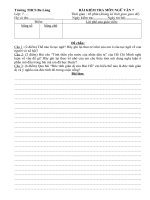 Đề văn 7 - sưu tầm đề kiểm tra, thi định kỳ học sinh giỏi môn văn bồi dưỡng (91)