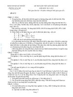 KÌ THI CHỌN GIÁO VIÊN GIỎI HUYỆN BÁ THƯỚC 2011-2012 - CHUYÊN MÔN 8