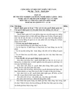 Đề thi tốt nghiệp cao đẳng nghề ngành quản trị doanh nghiệp vừa và nhỏ phần lý thuyết và đáp án mã (25)