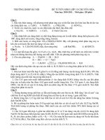 Đề thi tuyển sinh vào 10  môn Hóa học chọn lọc số 19