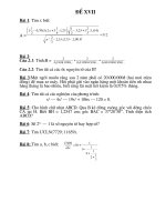 Đề luyện thi Tin học-Máy tính cầm tay số (3)